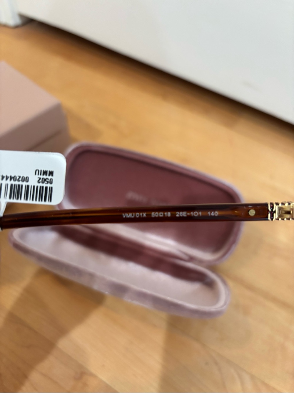 Miu Miu VMU 01XV Geometric Eyeglasses - brand new! - Picture 6 of 7
